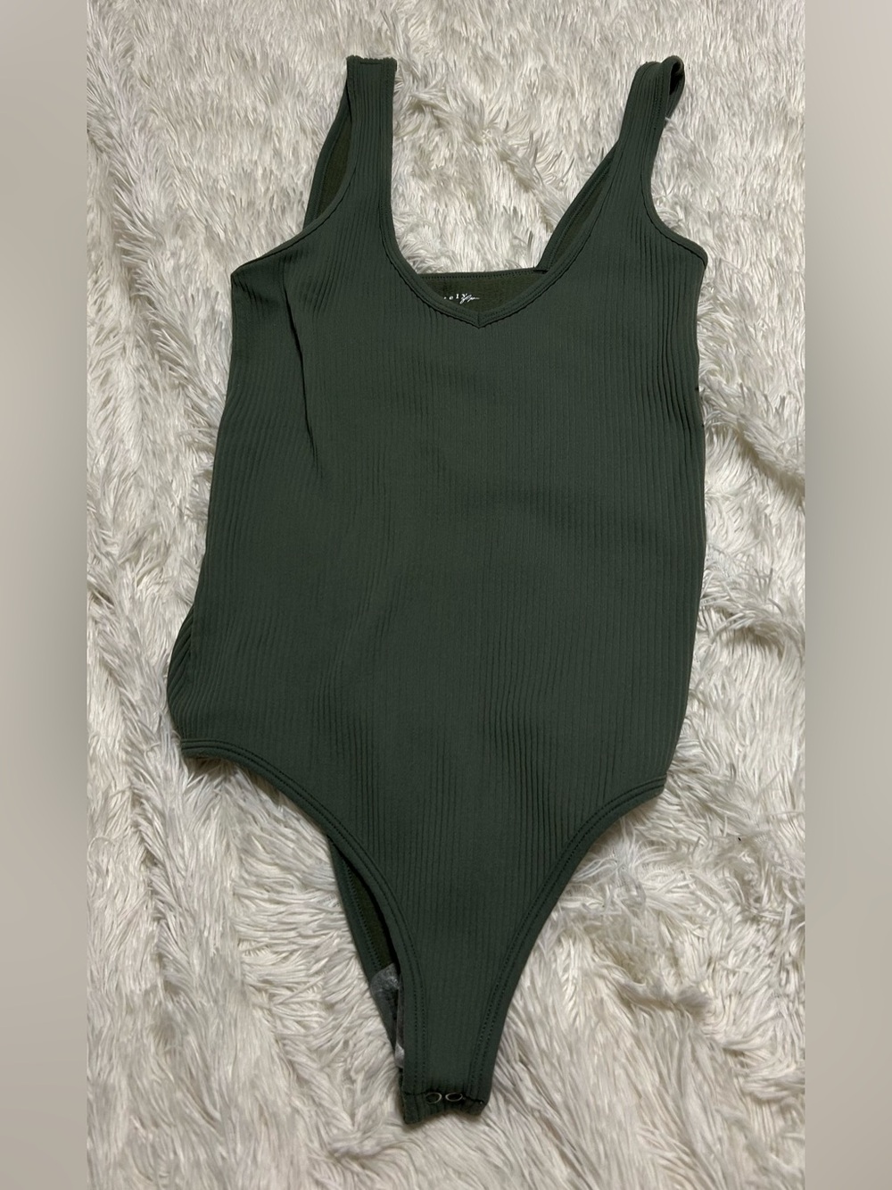 Women's ribbed bodysuit